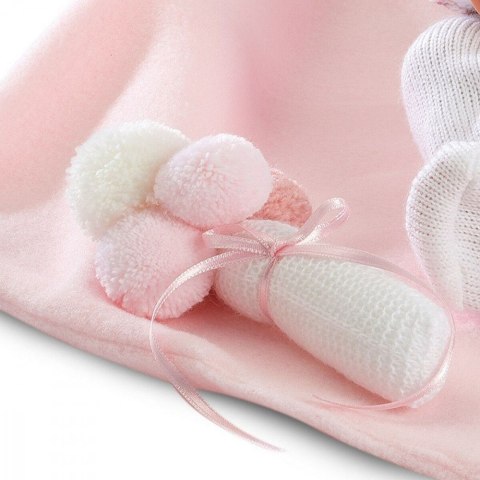 Noworodek Bimba na różowym kocyku 35 cm Llorens