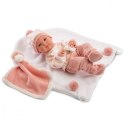 Noworodek Bimba z kocykiem 35 cm Llorens