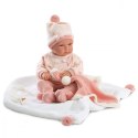 Noworodek Bimba z kocykiem 35 cm Llorens