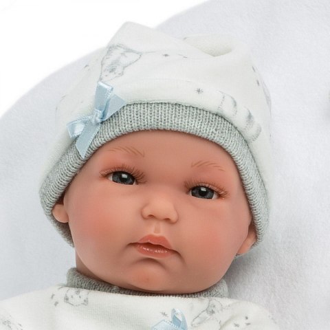 Noworodek Pipo na kocyku 35 cm Llorens