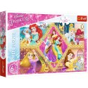 Puzzle 160 elementów Przygody Ksieżniczek Trefl