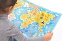 Puzzle Mapa świata, Zwierzęta figurki CzuCzu