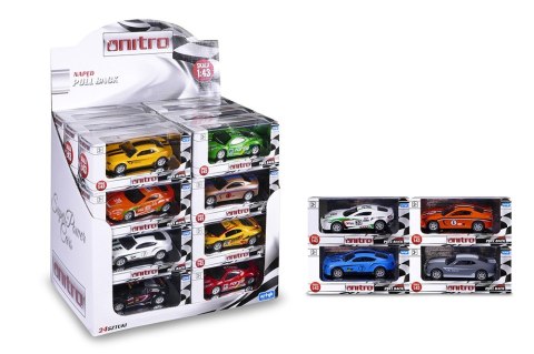 Auta 1:43 24 sztuk/display Artyk