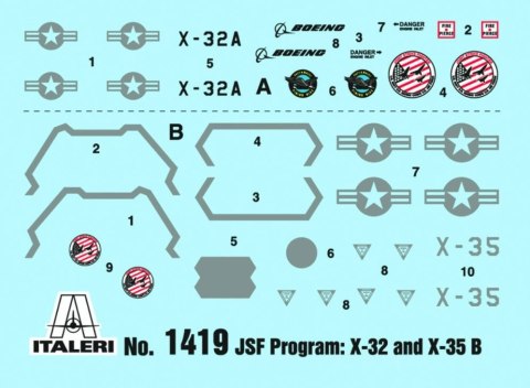 JSF Program X-32 i X-35B Italeri