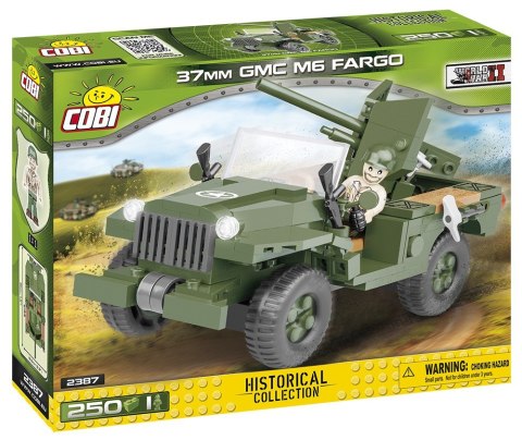 Klocki 37 mm GMC M6 Fargo-kołowy niszczyciel Cobi Klocki
