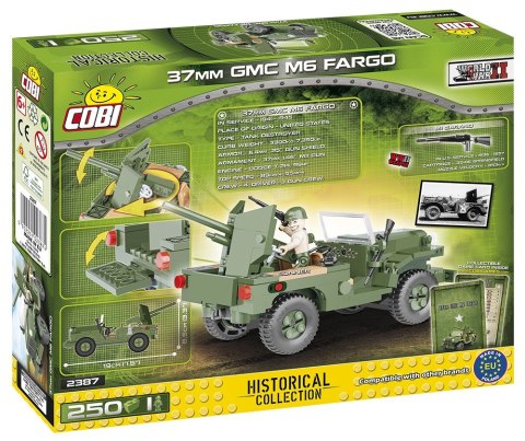 Klocki 37 mm GMC M6 Fargo-kołowy niszczyciel Cobi Klocki