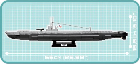 Klocki Gato Class Submarine-USS Wahoo SS-238 Cobi Klocki