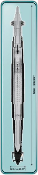 Klocki Gato Class Submarine-USS Wahoo SS-238 Cobi Klocki