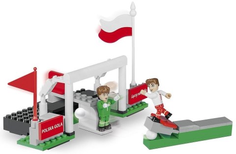Klocki PZPN 120 elementów Strzały do bramki Cobi Klocki