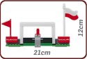 Klocki PZPN 120 elementów Strzały do bramki Cobi Klocki