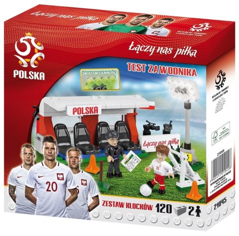 Klocki PZPN 120 elementów Test zawodnika Cobi Klocki