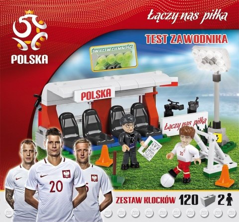 Klocki PZPN 120 elementów Test zawodnika Cobi Klocki
