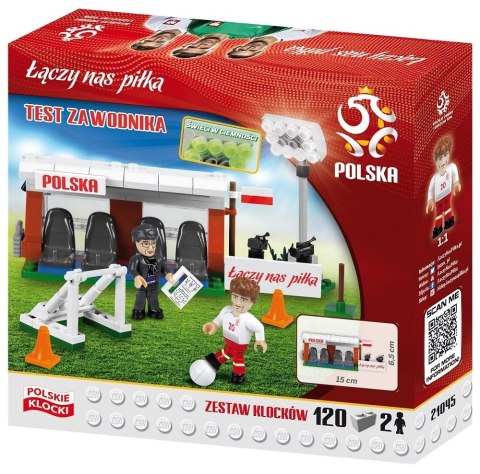 Klocki PZPN 120 elementów Test zawodnika Cobi Klocki