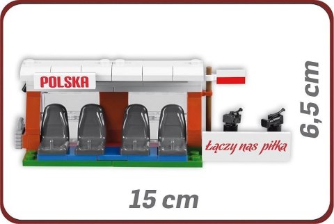 Klocki PZPN 120 elementów Test zawodnika Cobi Klocki