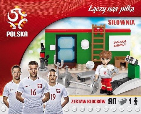 Klocki PZPN 90 elementów Siłownia Cobi Klocki