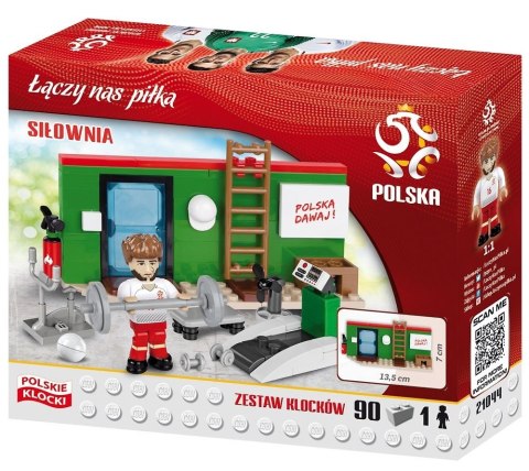 Klocki PZPN 90 elementów Siłownia Cobi Klocki
