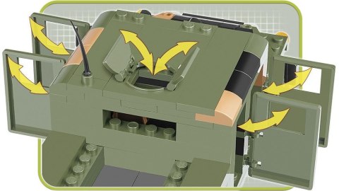 Klocki Small Army NATO Armored ALL-Terrain Vehicle Cobi Klocki