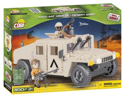 Klocki Small Army NATO Armored ALL-Terrain Vehicle Desert Sand Cobi Klocki