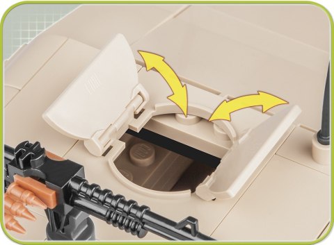 Klocki Small Army NATO Armored ALL-Terrain Vehicle Desert Sand Cobi Klocki