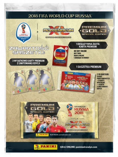 Kolekcja FIFA World Cup Russia 2018 Gold Panini Kolekcja