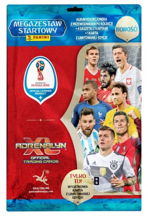 Kolekcja FIFA World Cup Russia 2018 Mega Zestaw Startowy Panini Kolekcja