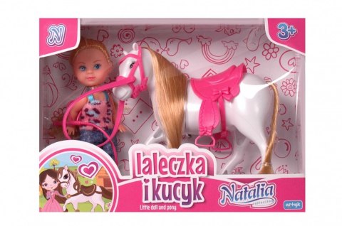 Lalka Natalia z konikiem Artyk