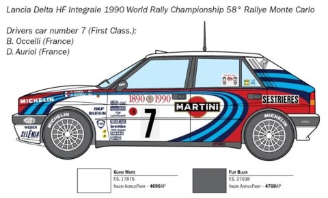 Lancia HF Integrale Italeri