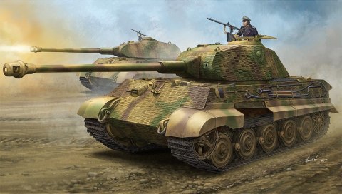 Model plastikowy German Sd.Kfz 182 King Tiger Porsche Turret Hobby Boss