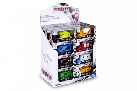Pojazdy budowlane 1:55 24 sztuk/display Artyk