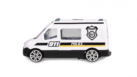 Pojazdy policyjne metal 36 sztuk/display Artyk