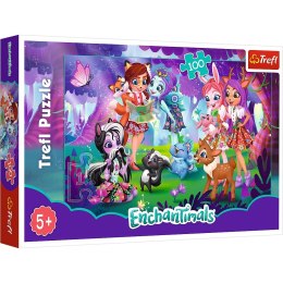 Puzzle 100 elementów Zabawa z przyjaciółmi Enchantimals Trefl