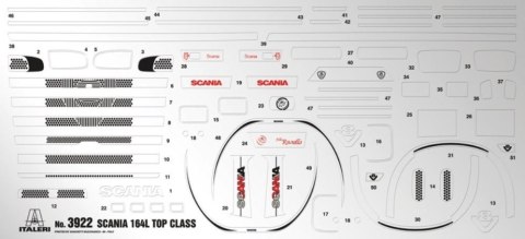 Scania 164L Topclass Showtruck Italeri