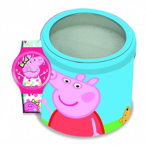 DIAKAKIS Zegarek analogowy Peppa w puszce Pulio