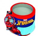 DIAKAKIS Zegarek analogowy Spiderman w puszce Pulio