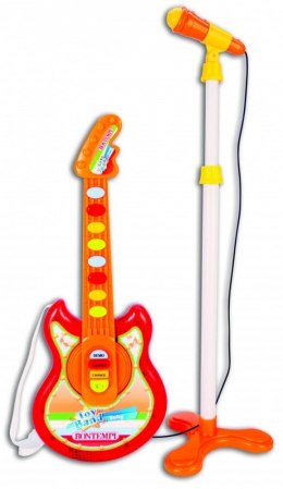 Gitara elektroniczna w zestawie z mikrofonem Bontempi