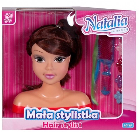 Głowa do stylizacji Natalia - brunetka Artyk
