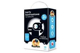 Karty kontrastowe na kółeczku +3 + poradnik dla rodziców CzuCzu