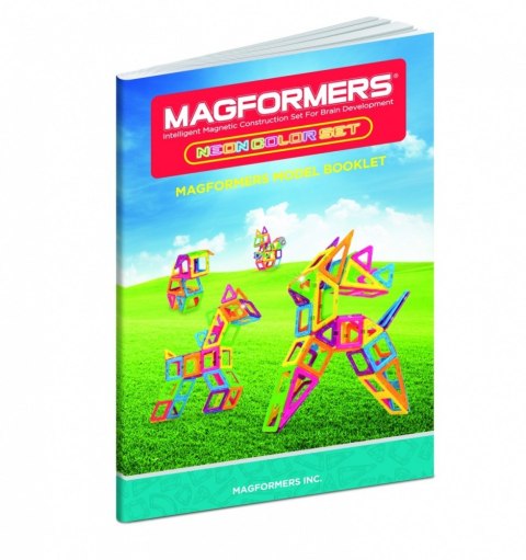 Klocki Creator neon color zestaw 60 elementów Magformers
