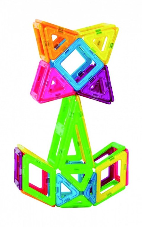Klocki Creator neon color zestaw 60 elementów Magformers