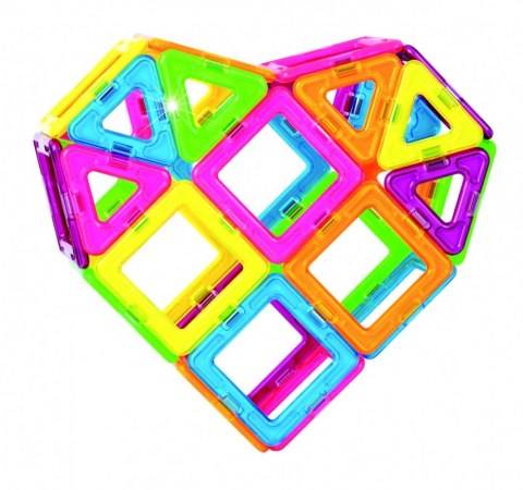 Klocki Creator neon color zestaw 60 elementów Magformers