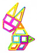 Klocki Creator neon color zestaw 60 elementów Magformers