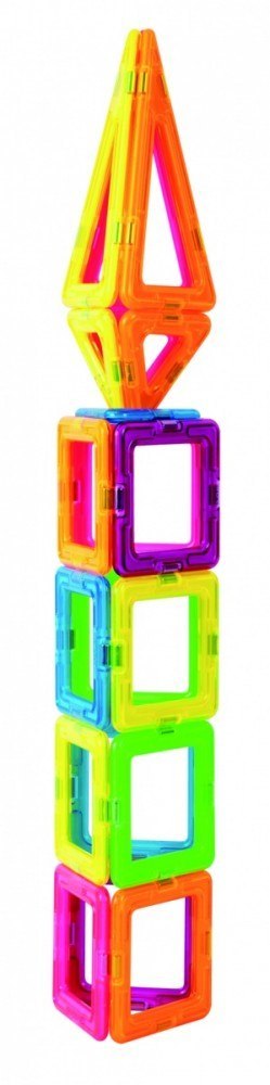 Klocki Creator neon color zestaw 60 elementów Magformers