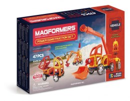 Klocki Vehicle Power Construction 47 elementów Magformers