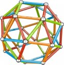 Klocki magnetyczne Confetti 127 elementów Geomag