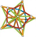 Klocki magnetyczne Confetti 127 elementów Geomag