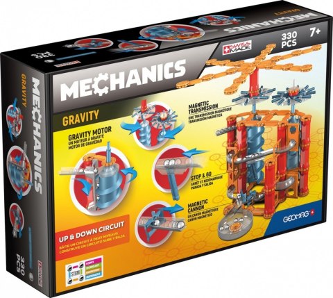 Klocki magnetyczne Mechanics Gravity 330 elementów Geomag