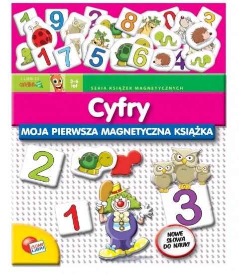 Książeczka magnetyczna Książeczki Carotiny - Cyfry Lisciani