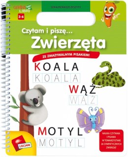 Książeczki Carotiny - Czytam i piszę, Zwierzęta Lisciani