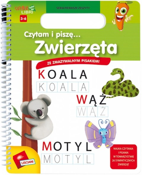 Książeczki Carotiny - Czytam i piszę, Zwierzęta Lisciani