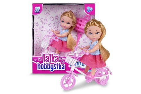 Lalka Natalia hobbystka na rowerku Artyk